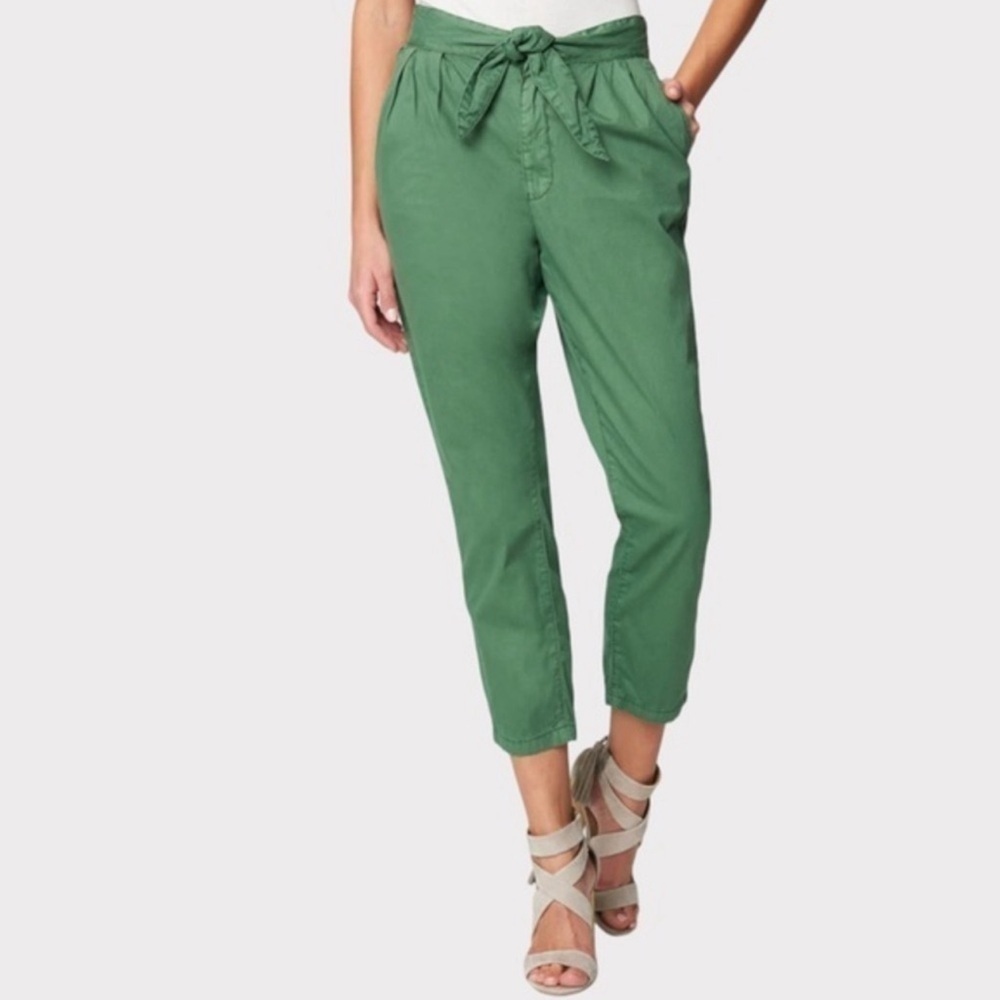 *NWT* BLANKNYC Good Timing High Rise Trouser Pants Sage Green Size 27 *flaw* - Picture 2 of 9